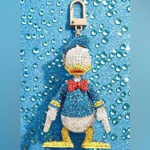 BaubleBar crystal Donald Duck bag charm or Keychain EUC & boxed